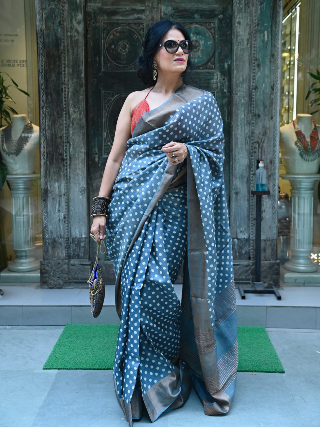 Reinventing Elegance: DIY Tussar Silk Saree Makeovers
